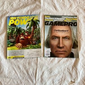 2010 Nintendo Power Magazine & 2010 Game Pro Magazine bundle